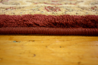 Unique Loom Red Reddington Voyage 4' 0 x 4' 0 Square Rug