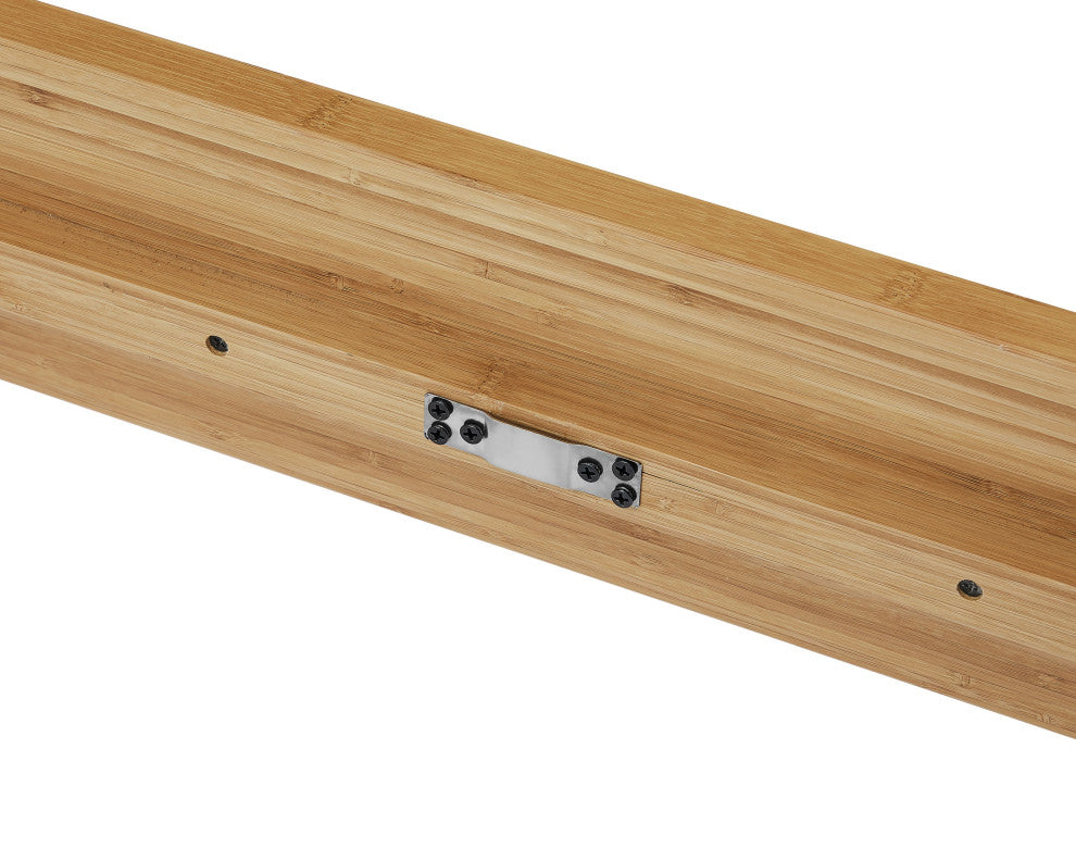 Ria Eastern King Platform Bed, Caramelized