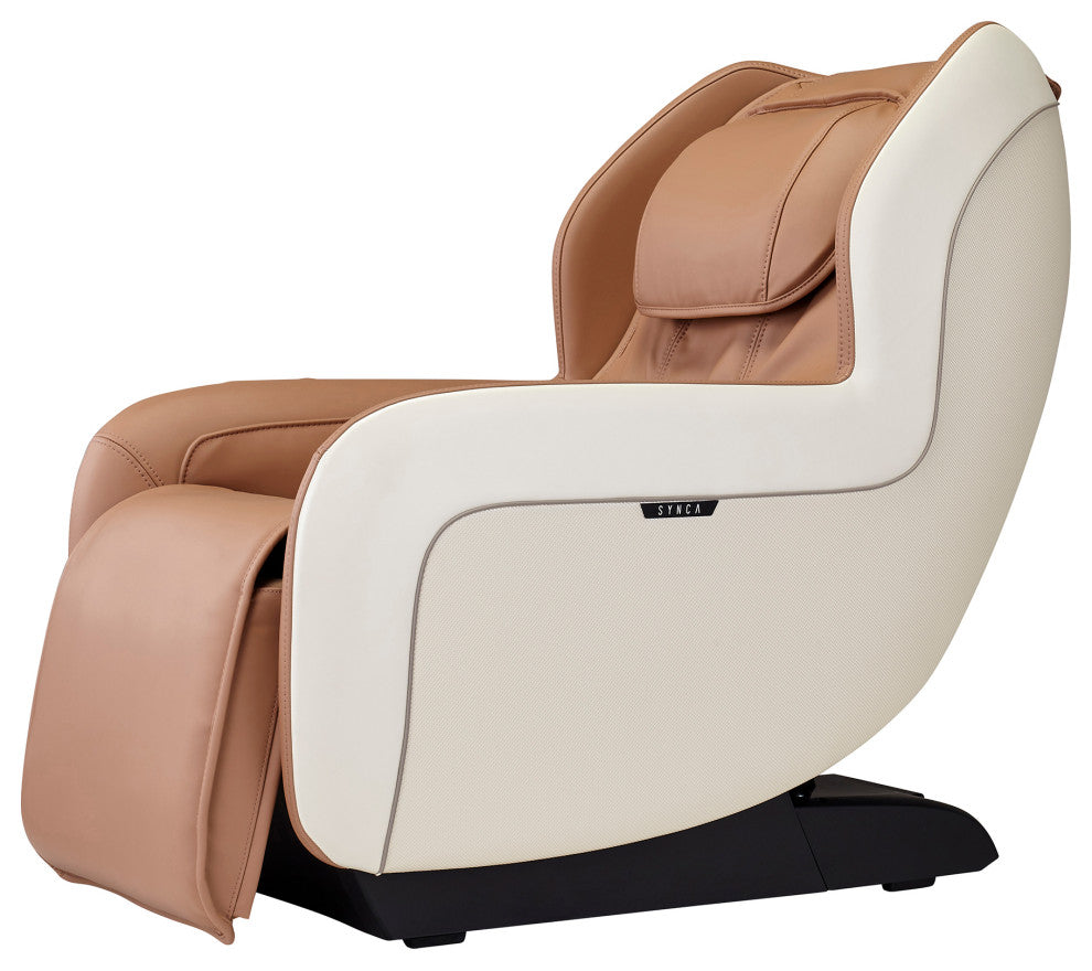 CirC+ Zero Gravity SL Track Heated Massage Chair | Quad Roller Massage Robot, Beige