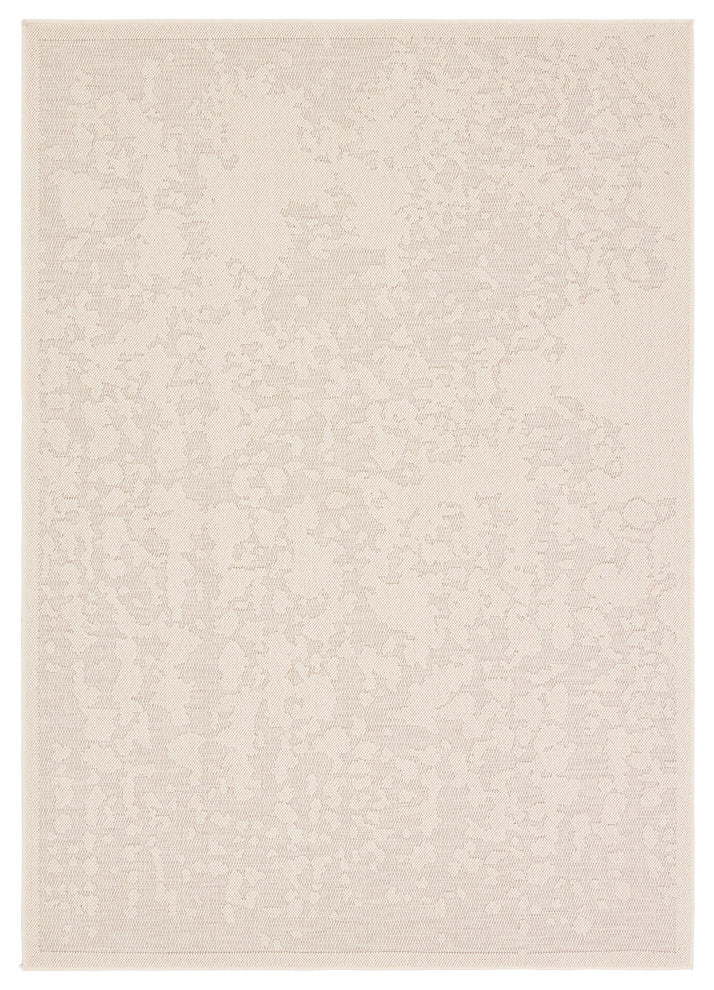 Vibe Paradox Indoor/Outdoor Abstract Cream Area Rug 4'X6'