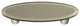 Deco Gray Pull Oval, Alum Post