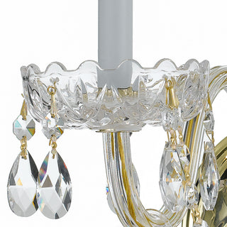 Crystorama Lighting Group 1032-CL-MWP Traditional Crystal 2 Light - Polished