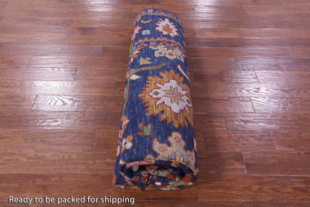 Turkish Oushak Handmade Wool Rug 8' 0" X 10' 0" - Q15865