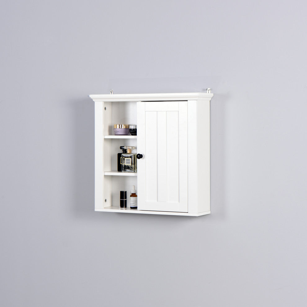 TATEUS bathroom wooden wall cabinet,wall-mounted storage solution 20.86"