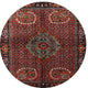 Ahgly Company Indoor Round Traditional Area Rugs, 3' Round