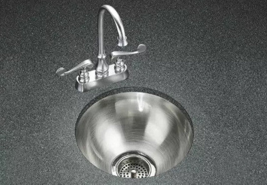 Kohler K-3339 Single Basin Stainless Steel Bar Sink - Stainless Steel