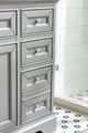 South Bay 37" Bathroom Vanity, Gray Finish