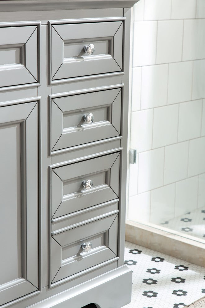 South Bay 37" Bathroom Vanity, Gray Finish