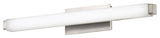 Mini Vogue 18" LED Bathroom Vanity and Wall-Light 3000K, Brushed Nickel