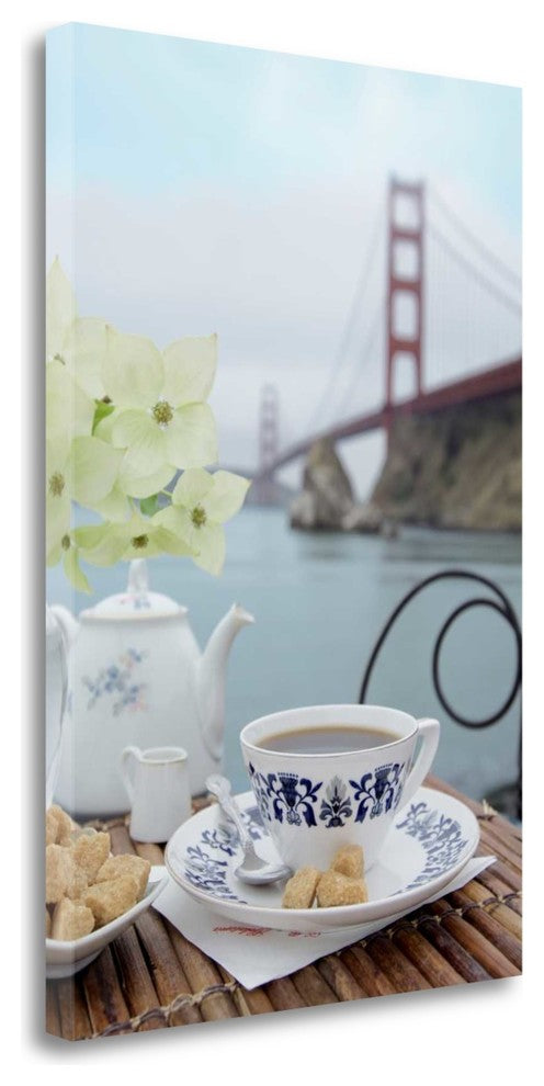 "Dream Cafe Golden Gate Bridge - 16" By Alan Blaustein, Gallery Wrap Canvas