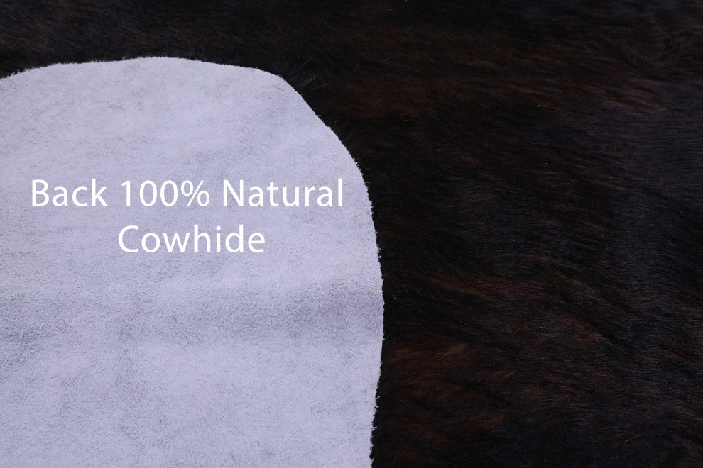 Organic Natural Hair-On Cowhide Area Rug 7' 1" X 6' 6" C1478