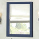 28" Wood Frame Mirror, Blue