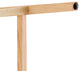 Marco PU Backless Counter Stool, Ochre Brown/Natural