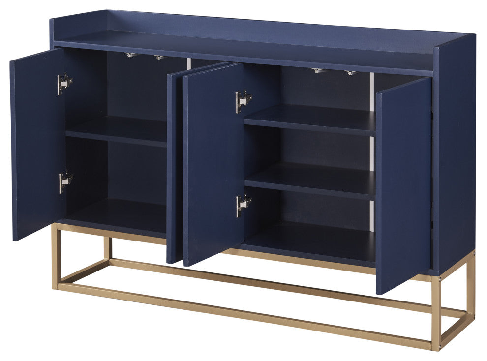 TATEUS 47" Modern Sideboard Buffet Cabinet For Dining Room Kitchen, Navy