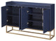 TATEUS 47" Modern Sideboard Buffet Cabinet For Dining Room Kitchen, Navy