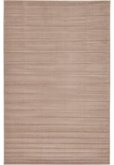 Unique Loom Light Brown Solid Williamsburg 5' 0 x 8' 0 Area Rug