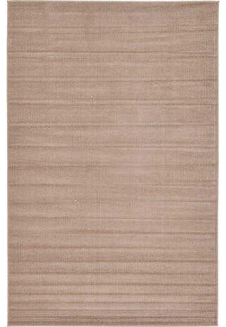 Unique Loom Light Brown Solid Williamsburg 5' 0 x 8' 0 Area Rug