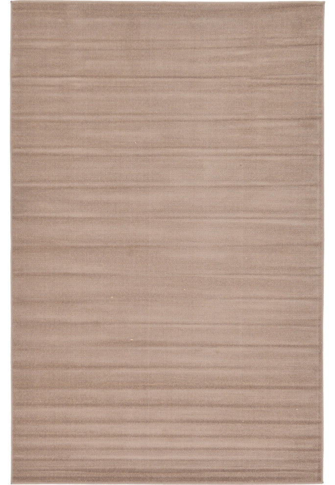 Unique Loom Light Brown Solid Williamsburg 5' 0 x 8' 0 Area Rug