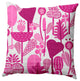 Flower Forest Decorative Throw Pillow, Orchid, 16"x16"