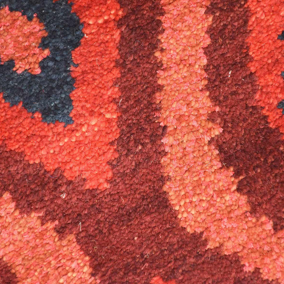 HAND KNOTTED WOOL & SILK ECO-FRIENDLY ORIENTAL AREA RUGS -Runner,Multicolor, Multicolor, [Rectangle] 5'x8'