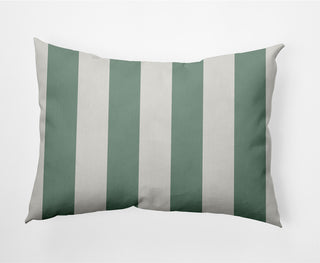 14x20" Graduated Stripe Nautical Decorative Indoor Pillow, Sage