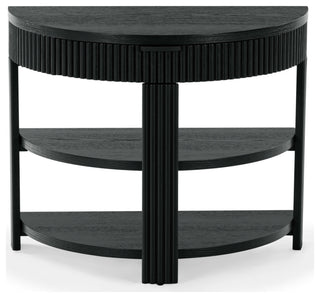 Safavieh Couture Shelbie Reeded Console Table, Black