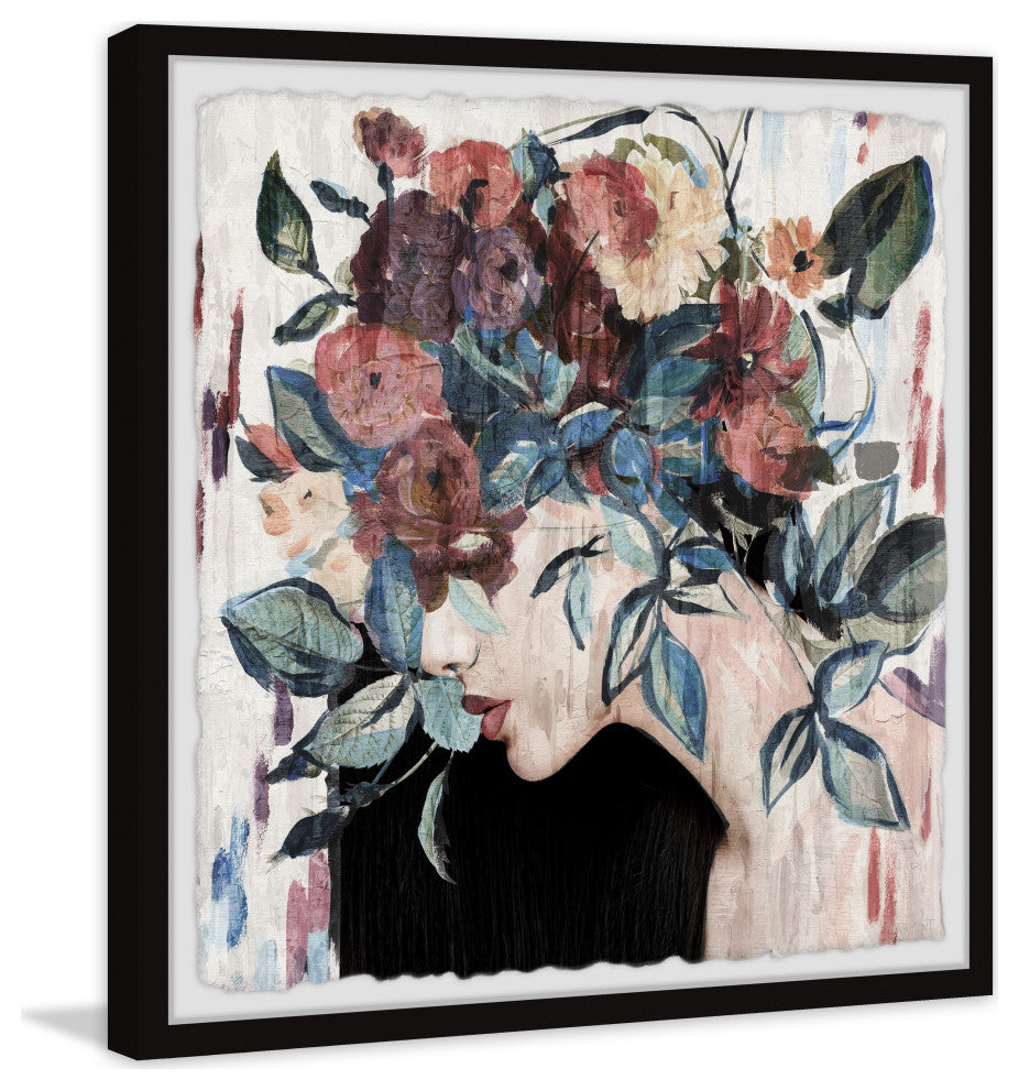 "Obsessed Thoughts" Framed Painting Print, 24x24