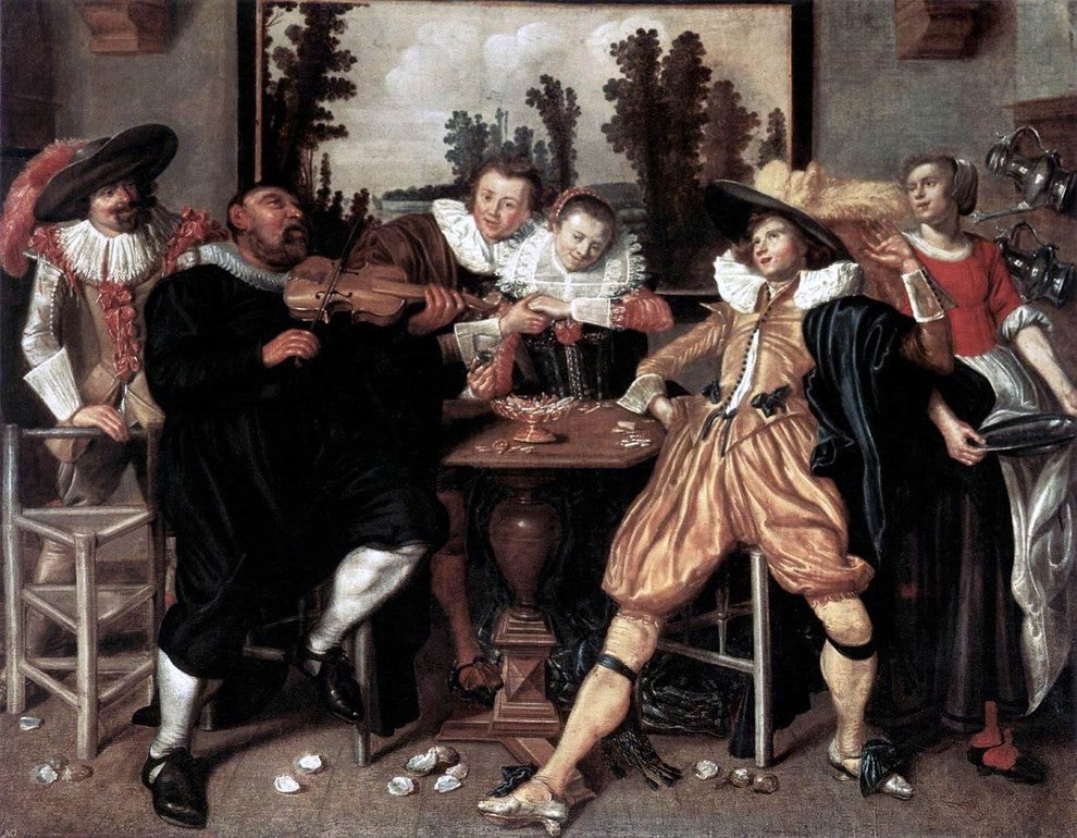 Willem Pietersz Buytewech Merry Company Wall Decal
