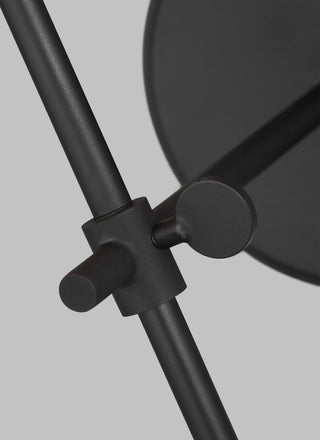 Baker One Light Wall / Bath Sconce, Midnight Black