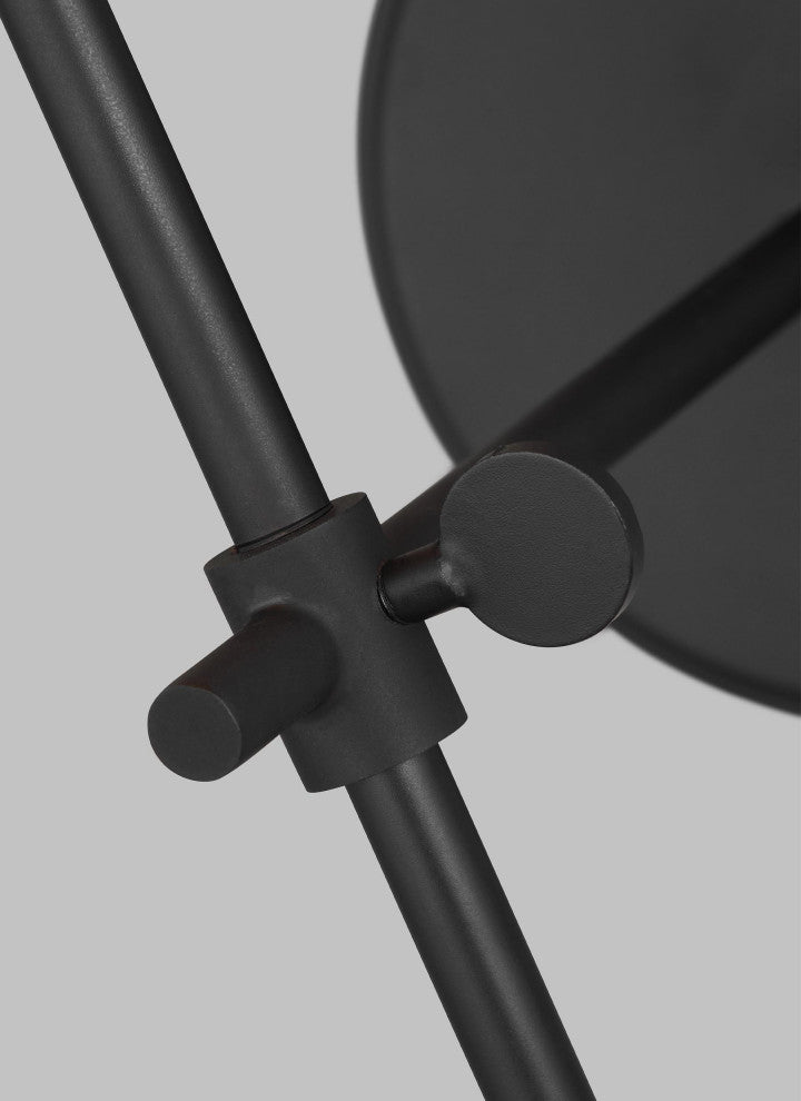 Baker One Light Wall / Bath Sconce, Midnight Black