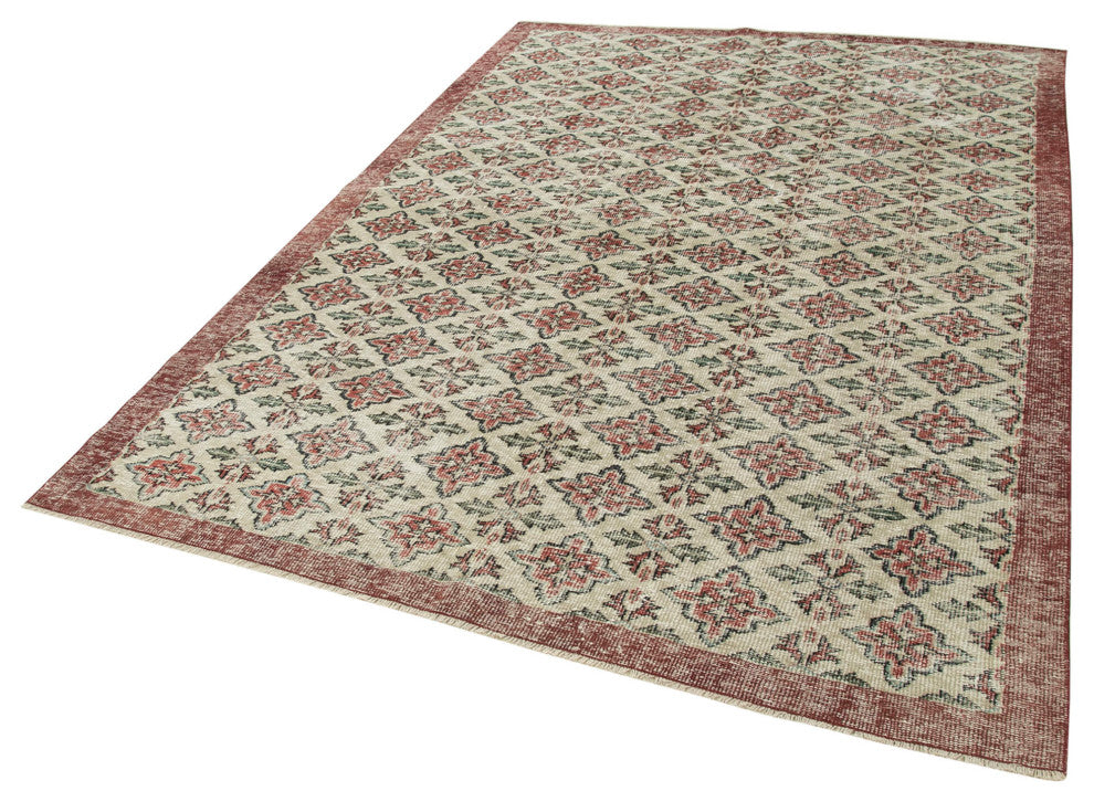 Rug N Carpet - Handmade Turkish 6' 1'' x 9' 0'' Wool Area Rug