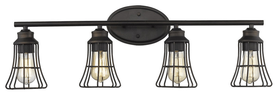 Piers 4-Light Oil-Rubbed Bronze Vanity