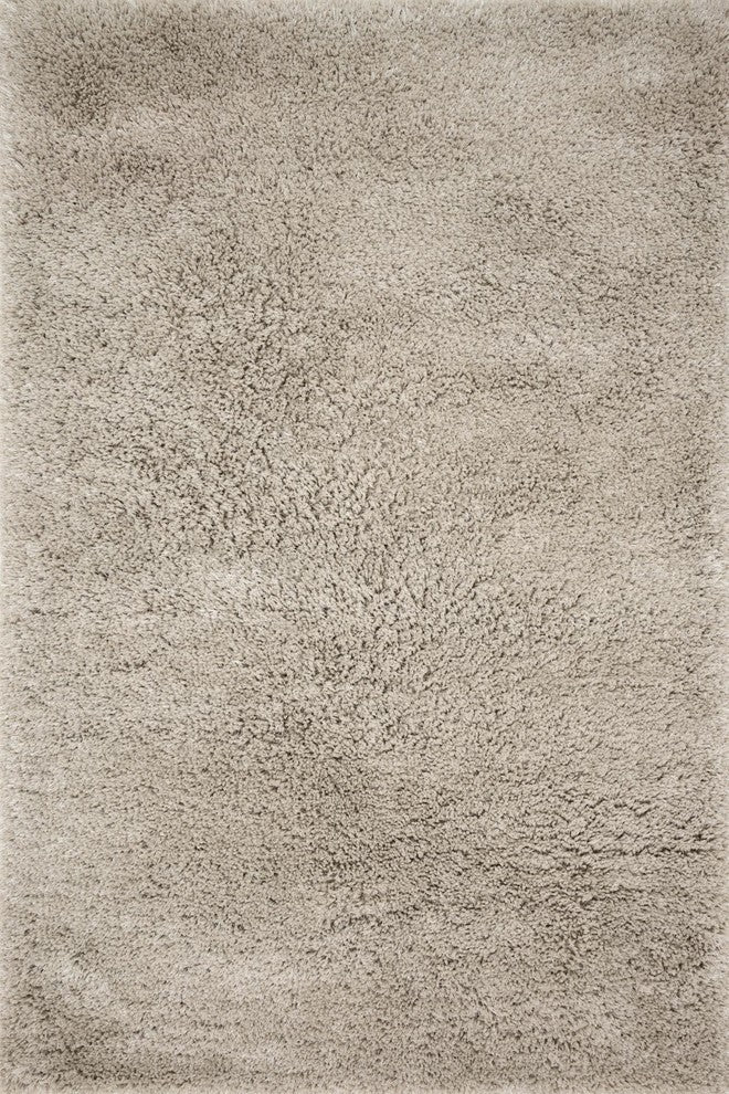 Hand Tufted Polyester Mila Shag Area Rug by Loloi II, Grey, 5'x7'6"