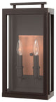 Hinkley Sutcliffe Medium Wall Mount Lantern, Oil Rubbed Bronze