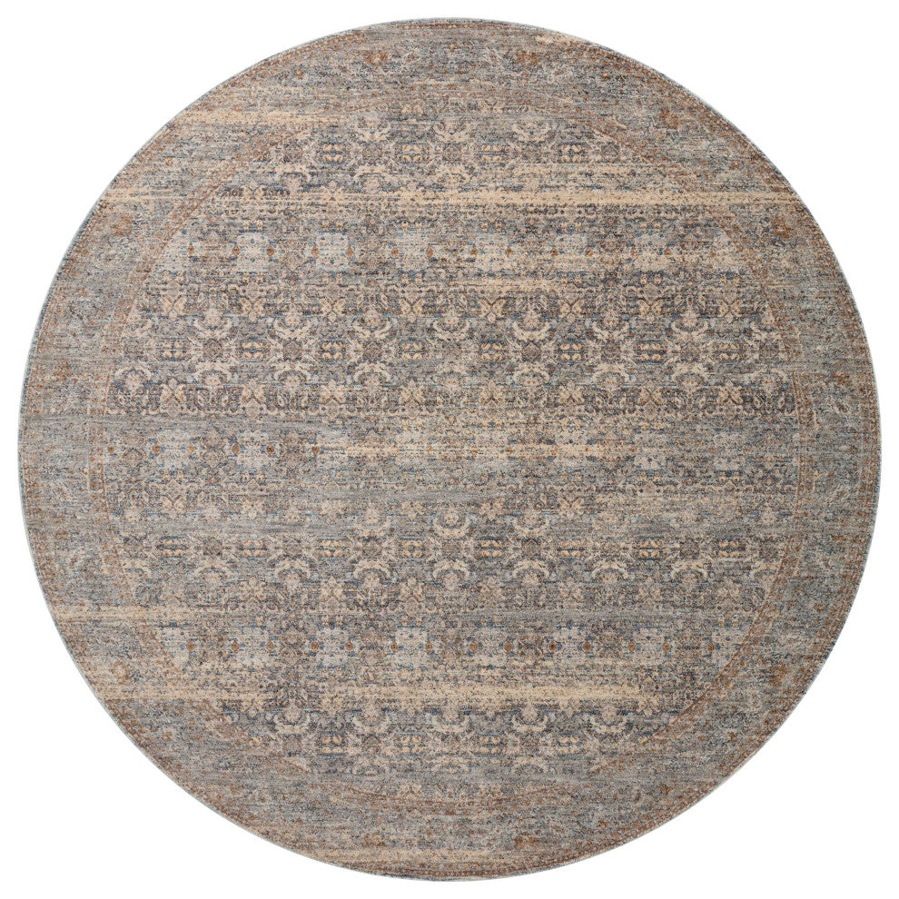 Angela Rose x Loloi Blake Ocean / Mocha 2'-7" x 10'-0" Runner Rug
