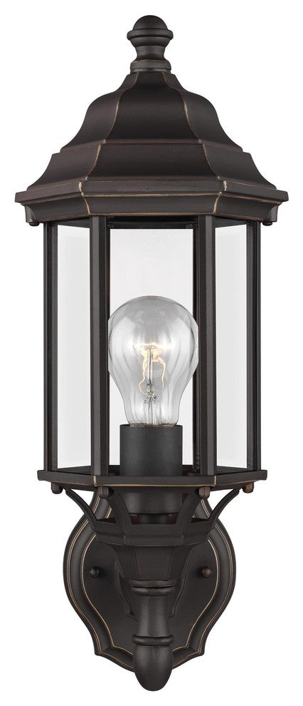 Generation Lighting Lighting Small 1-Light Uplight Outdoor Lantern, Bronze