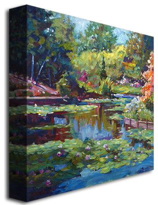 'Serenity Pond' Canvas Art by David Lloyd Glover