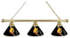 Holland Ferris State 3-Shade Billiard Light - Brass Fixture