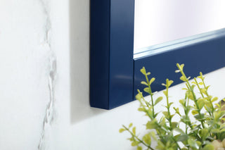 Alice Vanity Mirror, 18"x32", Blue