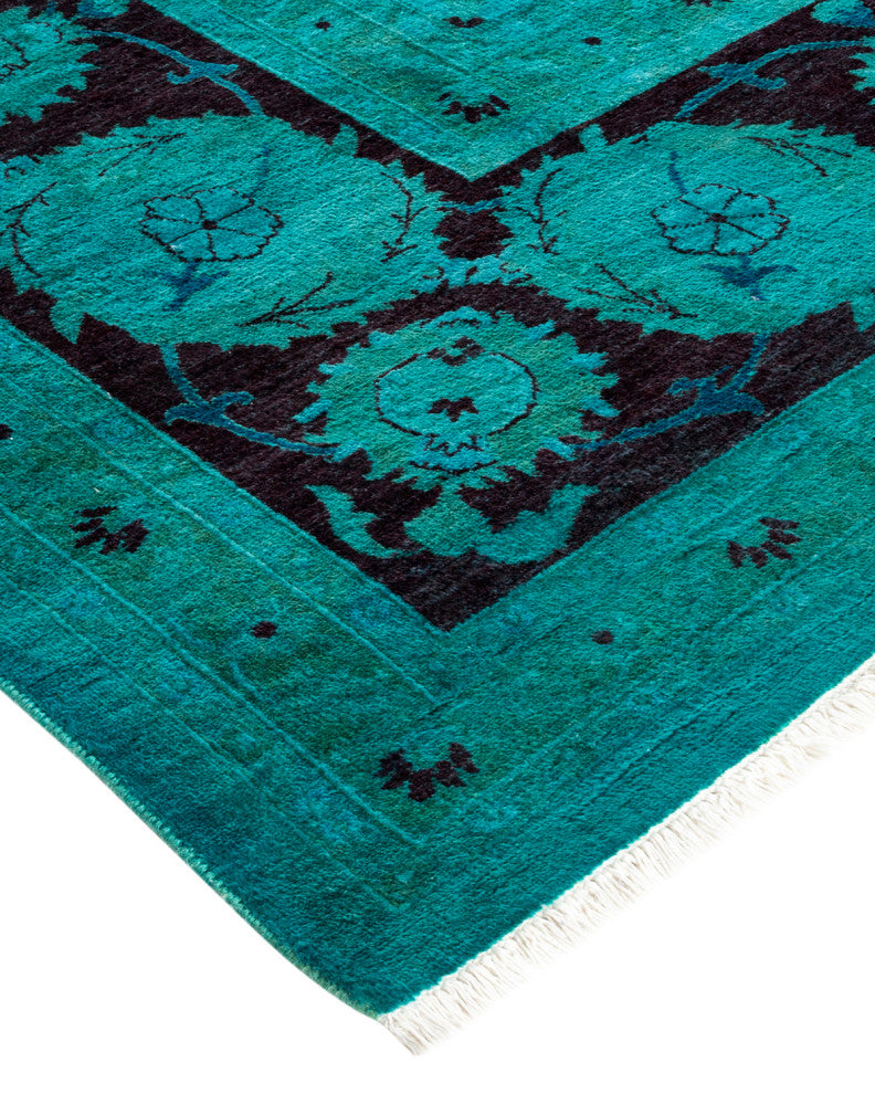 Fine Vibrance, One-of-a-Kind Hand-Knotted Area Rug Brown, 10' 1 x 13' 8