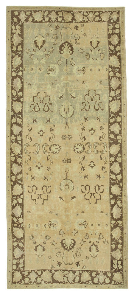 Rug N Carpet - Hand-knotted Anatolian 4' 7'' x 10' 9'' Contemporary Wool Rug