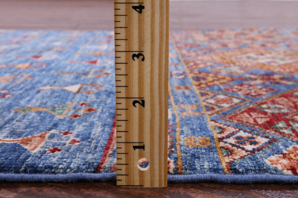 2' 8" X 4' 2" Khorjin Super Kazak Handmade Wool Rug Q7582