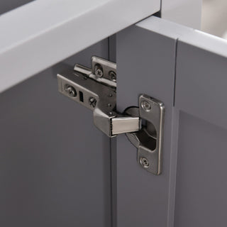 Bathroom Vanity Set, Base:Gray, 60", Without Mirror