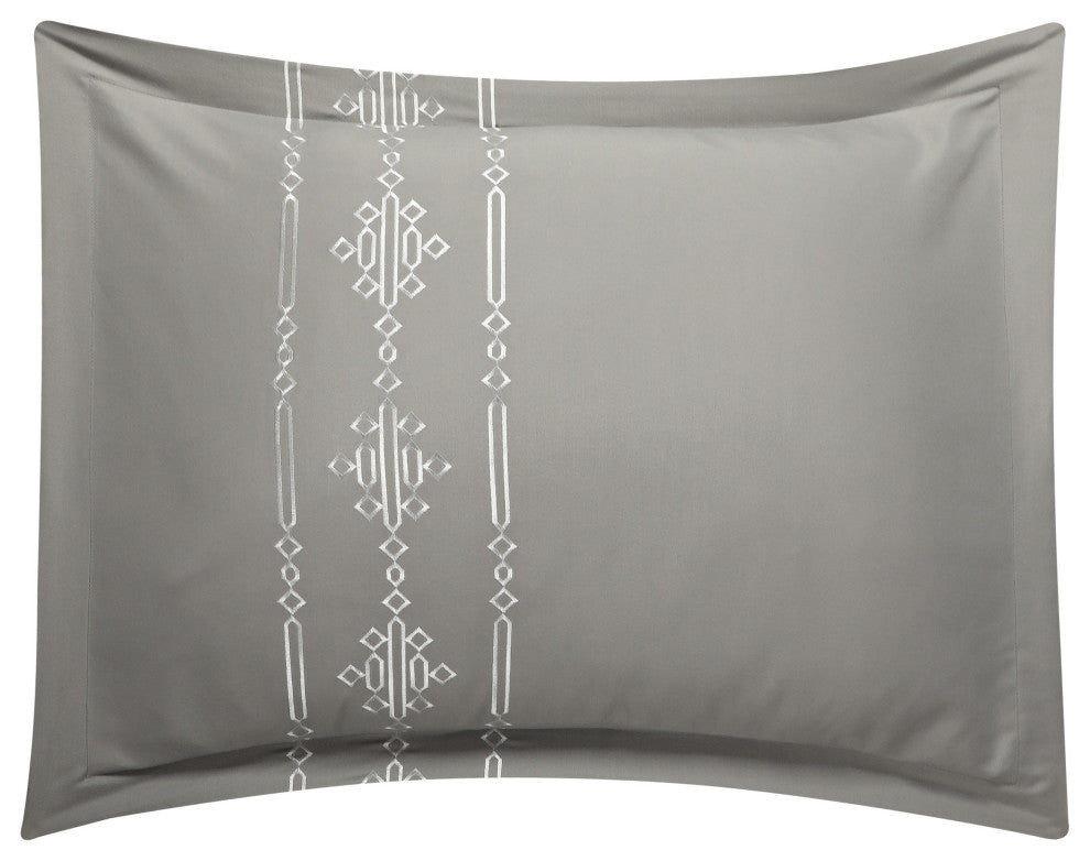 Lisaveta 7-Piece Comforter Set, Grey, King