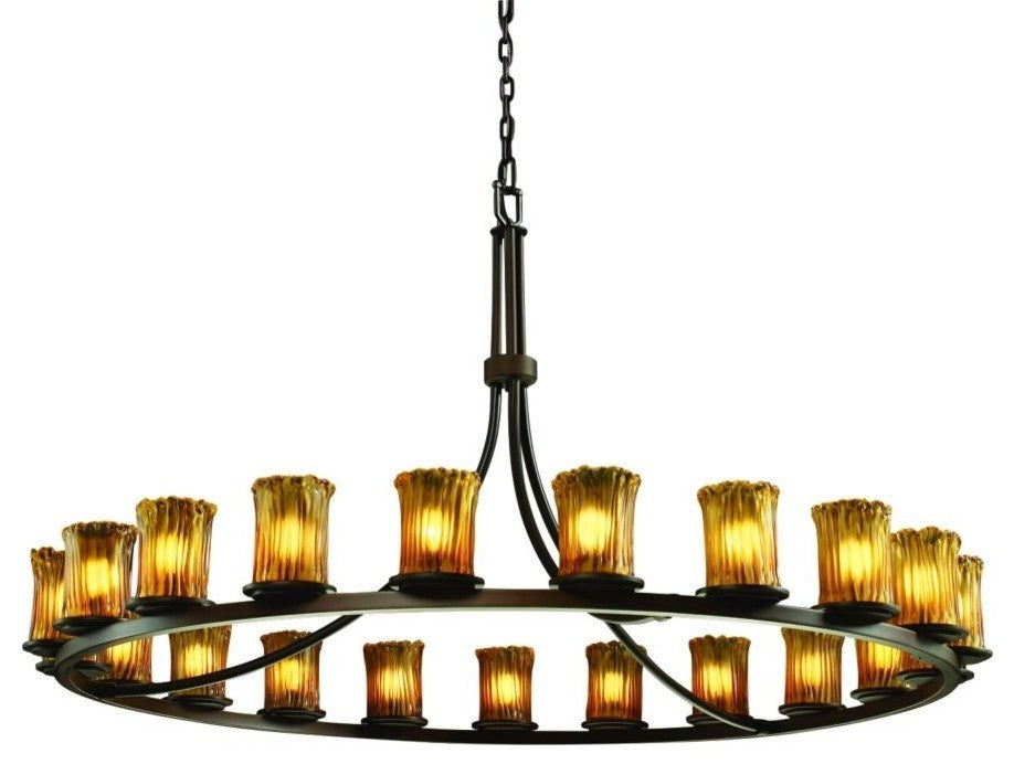 DAKOTA 21-Light 1-Tier Ring Chandelier