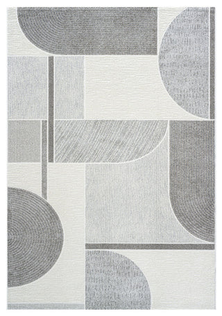 Dynamic Rugs Polaris 2x3.11 Polyester Area Rug 46002-6171 Ivory/Gray