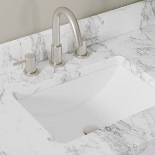 The Hudson Bathroom Vanity, White, 72", Double Sink, Freestanding