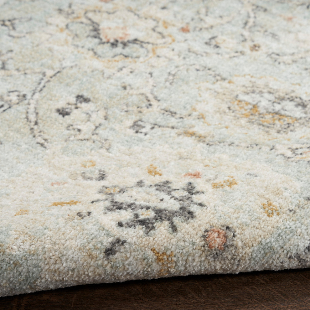 Nourison Oushak Home 6' x 9' Mint Vintage Indoor Rug