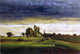 George Inness Landscape With Farmhouse, 18"x27" Wall Decal