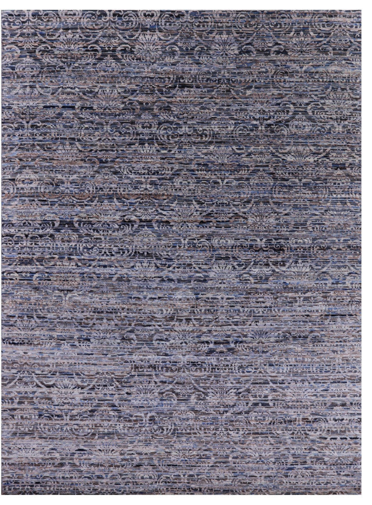 8' 10" X 12' 0" Hand Knotted Modern Wool Rug Q8583